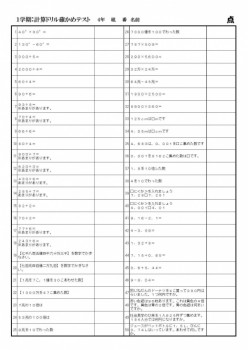 ２０１５．４年１学期計ド