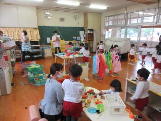 3歳研究保育 10月22日 和歌山市立 中之島幼稚園