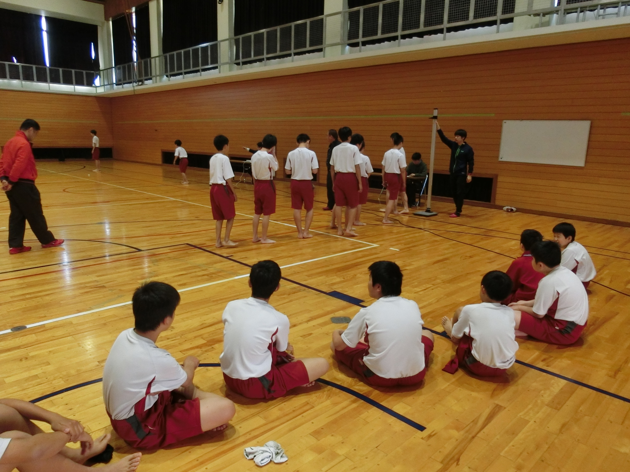 視力身体測定 4月12日 和歌山市立 日進中学校