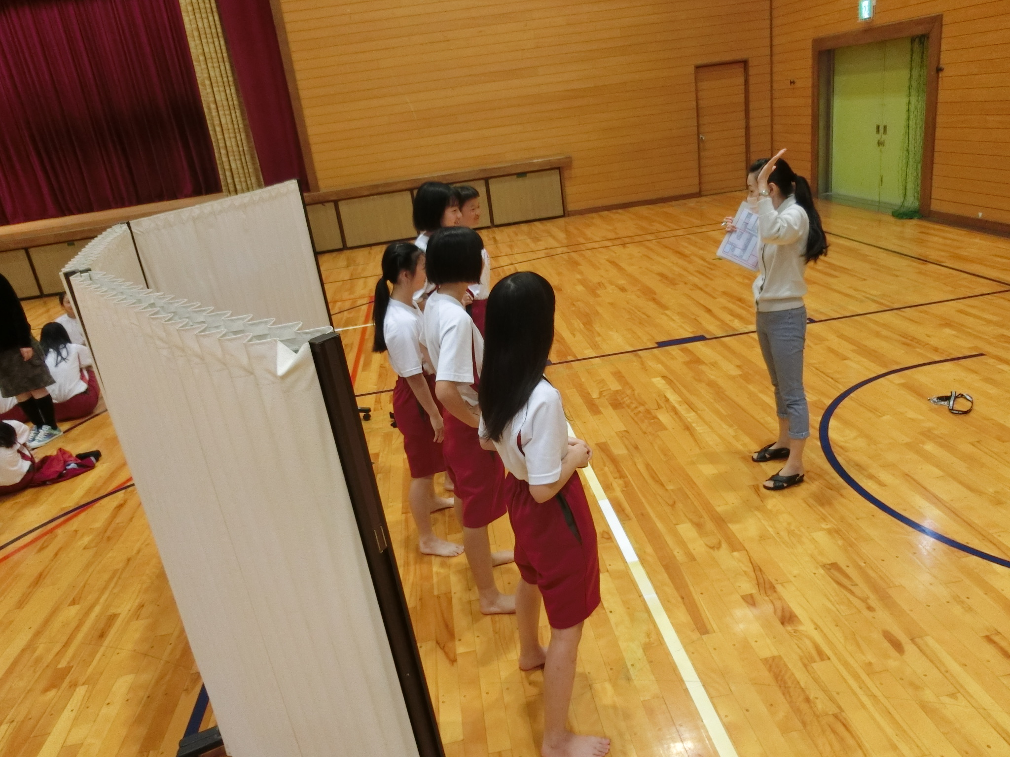 視力身体測定 4月12日 和歌山市立 日進中学校