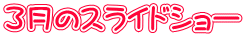 ３月のスライドショー
