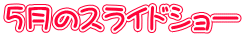 ５月のスライドショー